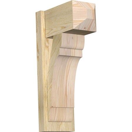 Ekena Millwork Olympic Craftsman Rough Sawn Outlooker, Douglas Fir, 8"W x 14"D x 26"H OUT08X14X26OLY04RDF